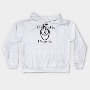 chucks & pearls Kids Hoodie